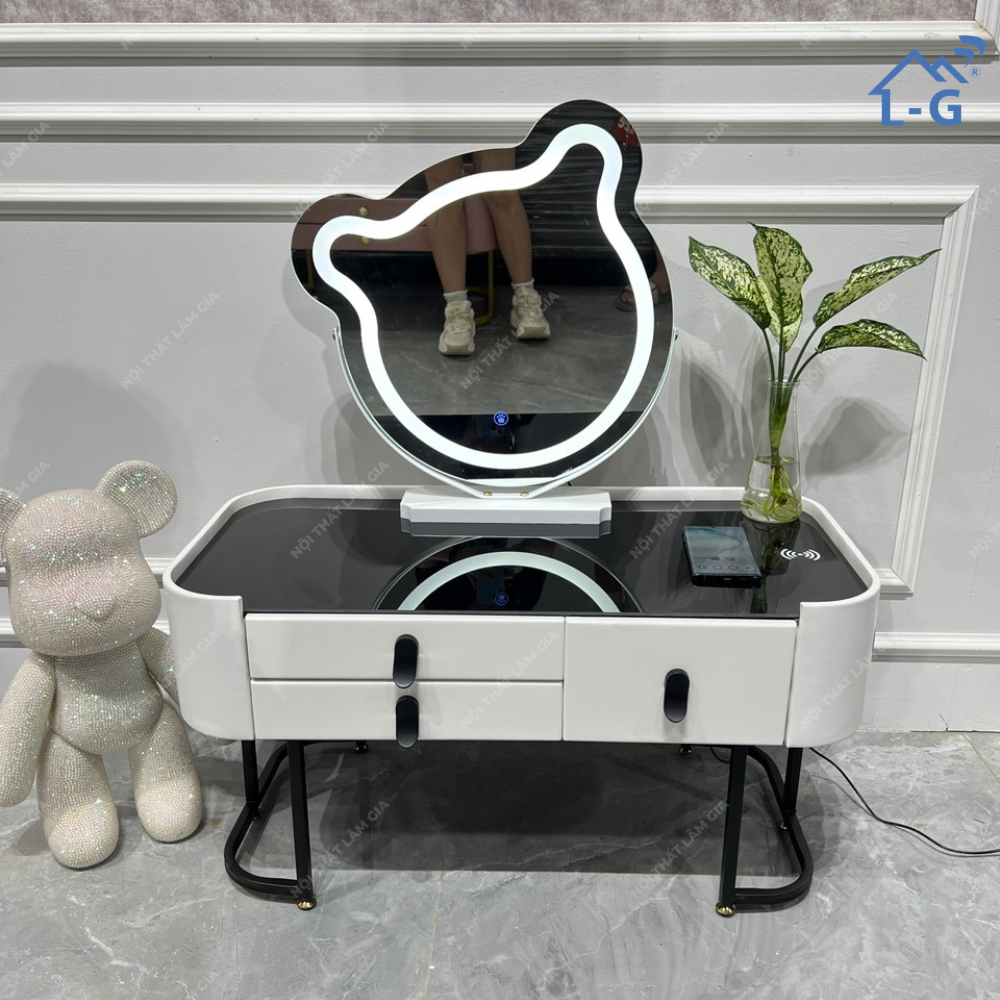 Bàn Trang Điểm Bệt MDF Nhập Khẩu (BTDBMNK)