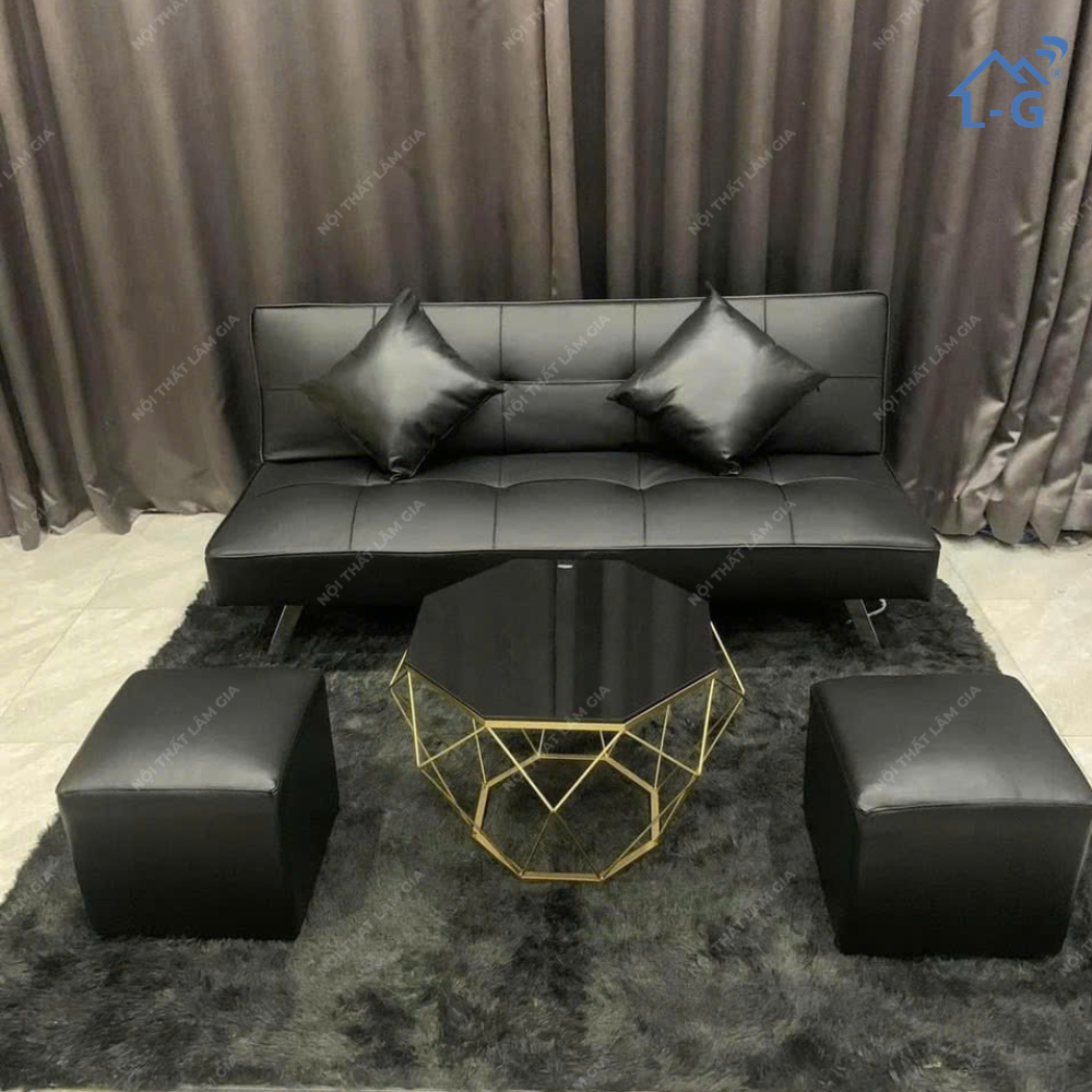Bộ Sofa Bed Vải Da Lâm Gia (BSFBVDLG)