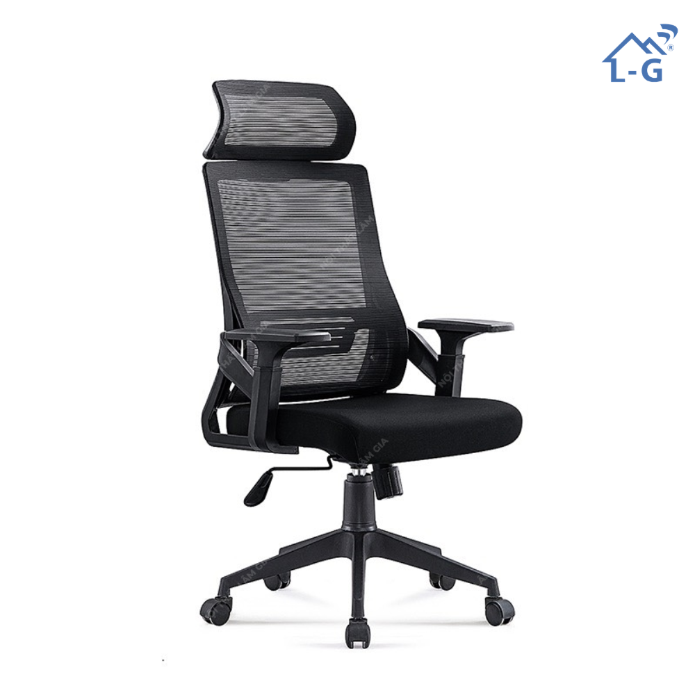 Ghế Xoay Lưng Lưới Có Tựa Đầu Mẫu 2 (GXLLCTDM2)