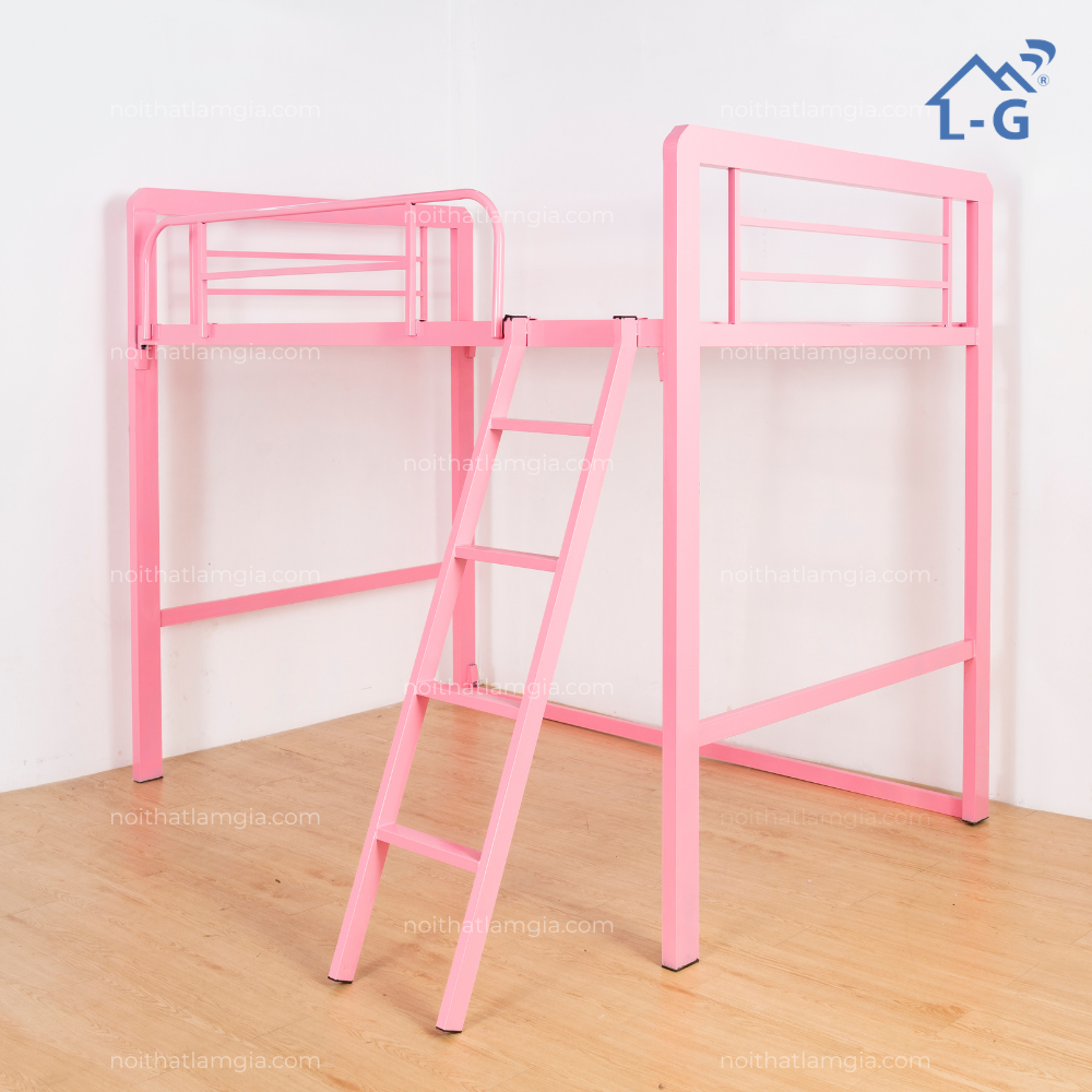 Giường 1 Tầng Sắt Hộp 4x8 (GS1T4X8)