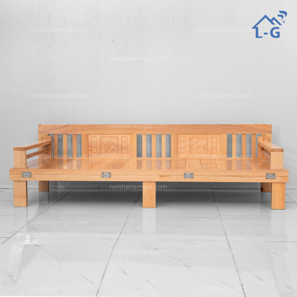 Giường Gấp Gỗ Sồi Thành Ghế Sofa (GGGSTGS)