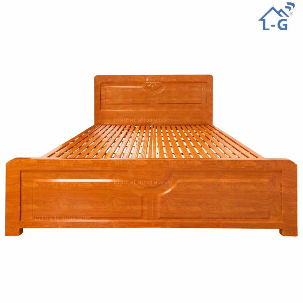 Giường Sắt Đơn Giả Gỗ Cc (GSGG-LG)