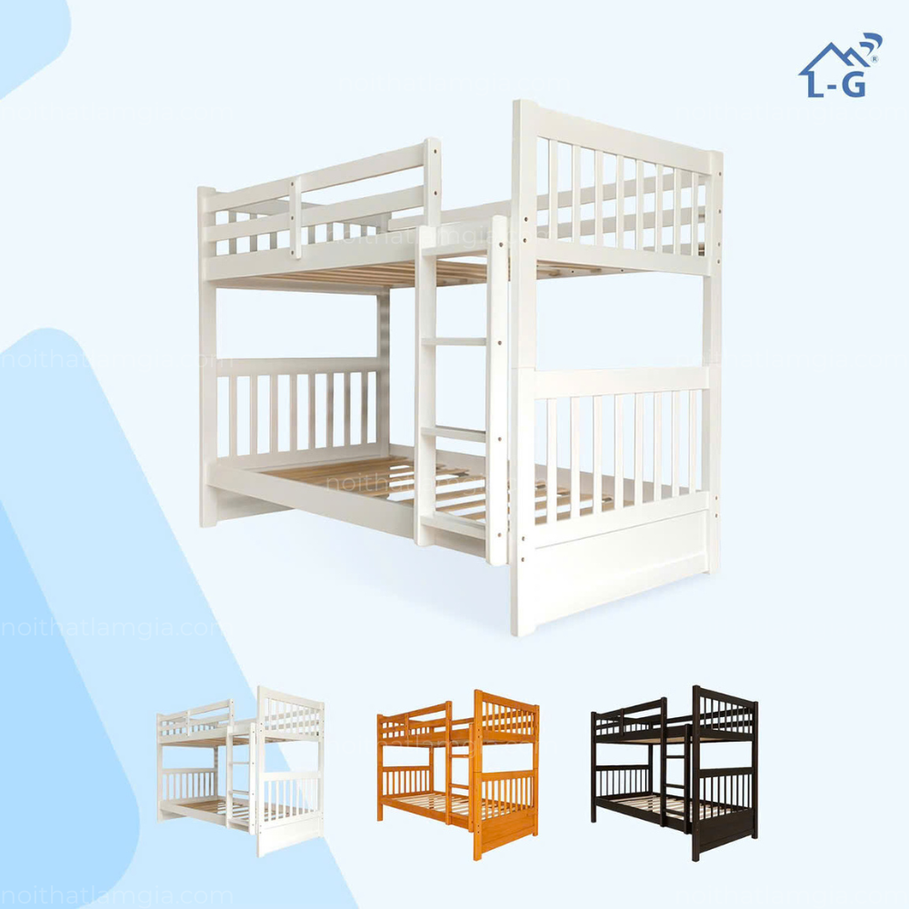 Giường Tầng Gỗ Thông Tầng Bằng (GTGTTB)