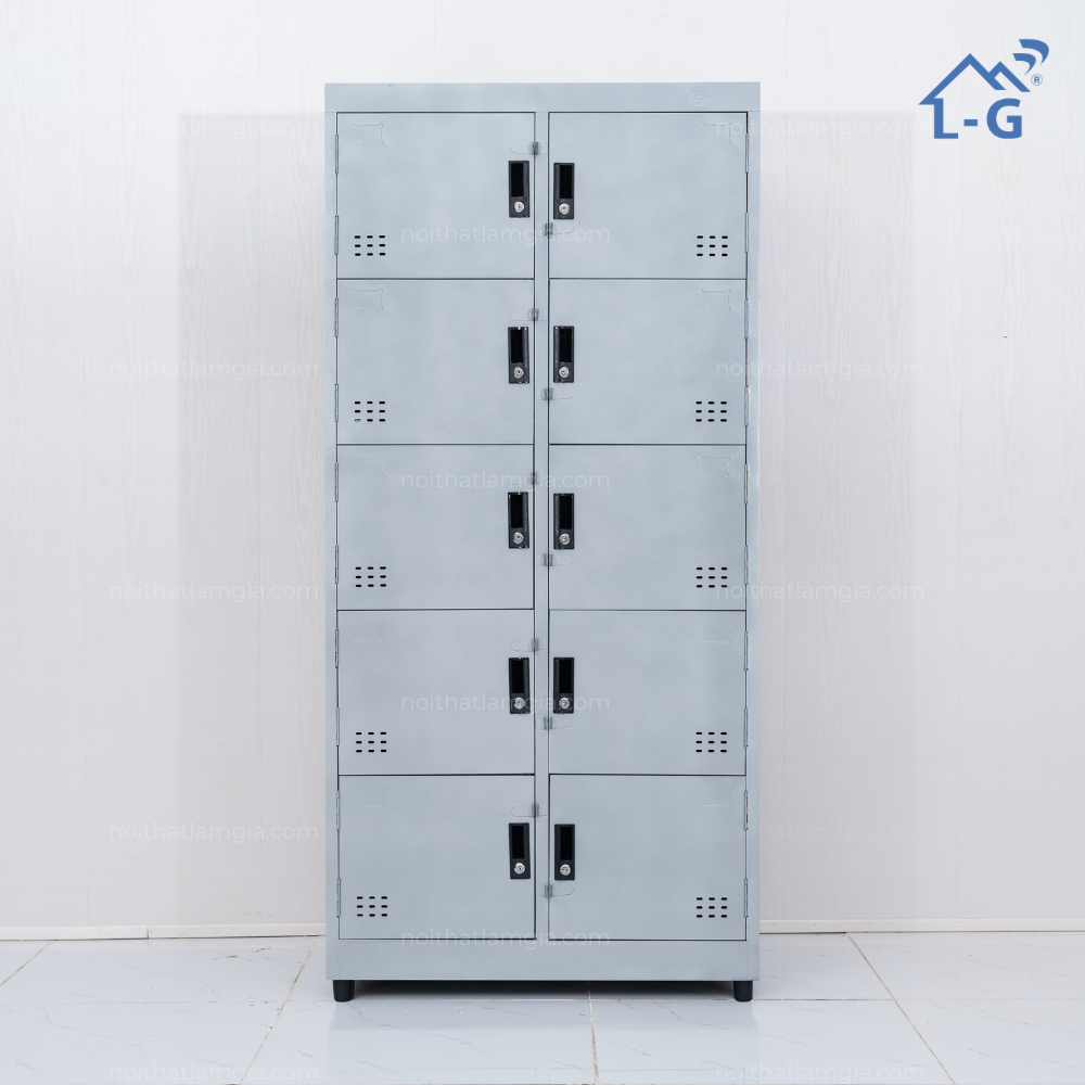 Tủ Hồ Sơ Sắt Sơn Dầu 10 Cánh Cửa Mở (THSSSD10C)