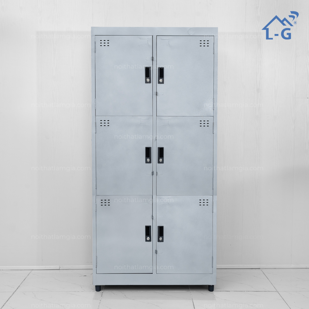 Tủ Hồ Sơ Sắt Sơn Dầu 6 Cánh Cửa - THSSD6C