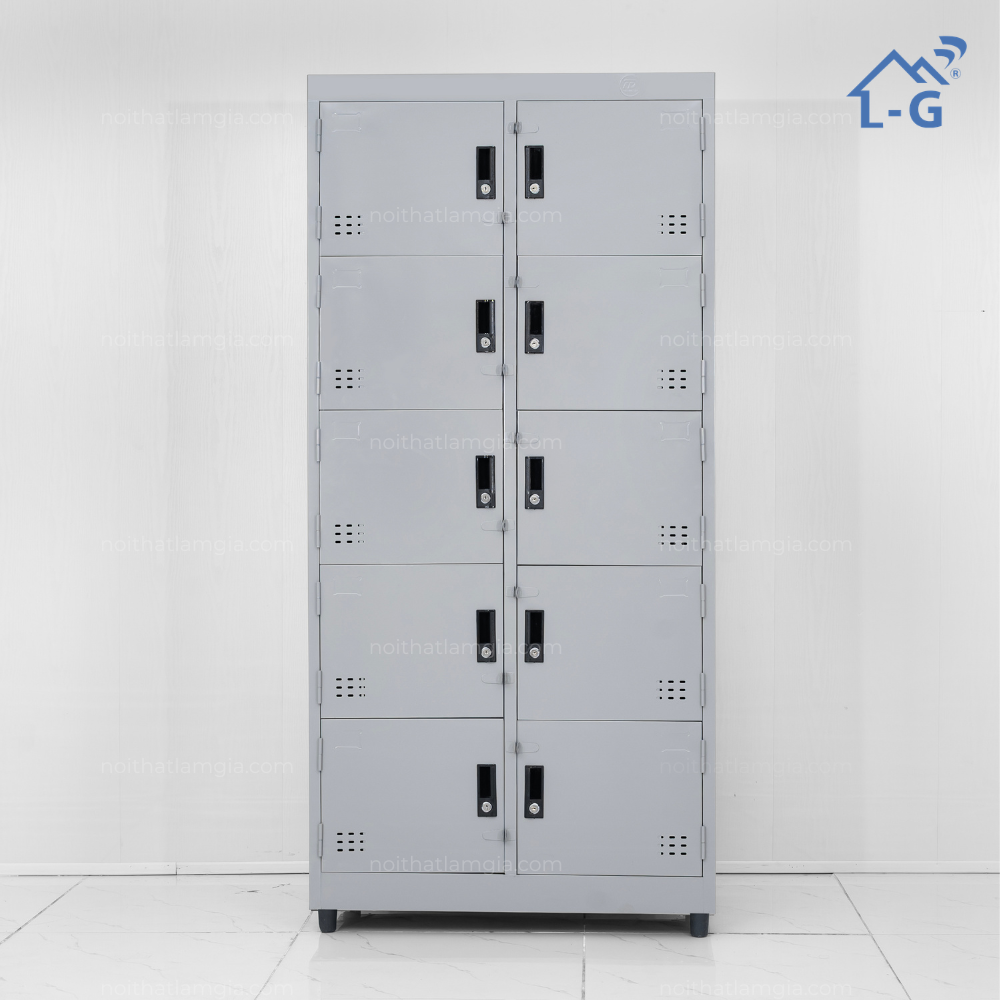 Tủ Hồ Sơ Sắt Tĩnh Điện 10 Cửa - TD10CTD