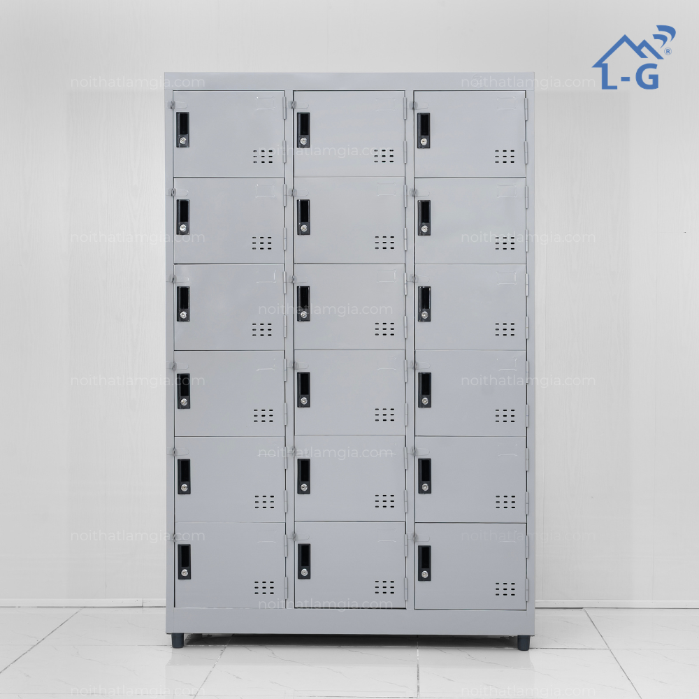 Tủ Hồ Sơ Sắt Tĩnh Điện 18 Cửa - TD18CTD