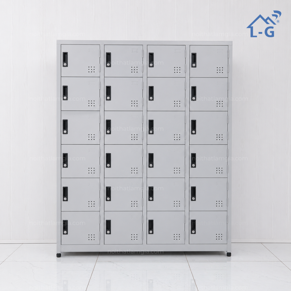 Tủ Hồ Sơ Sắt Tĩnh Điện 24 Cửa - TD24CTD