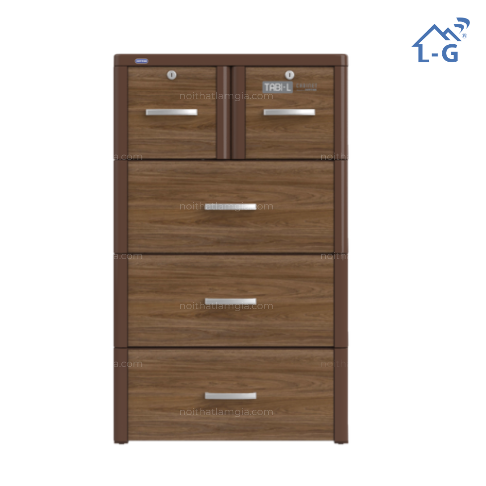 Tủ Nhựa Duy Tân Tabi L 4 Tầng 5 Ngăn (TNDTABI - 4T5N)