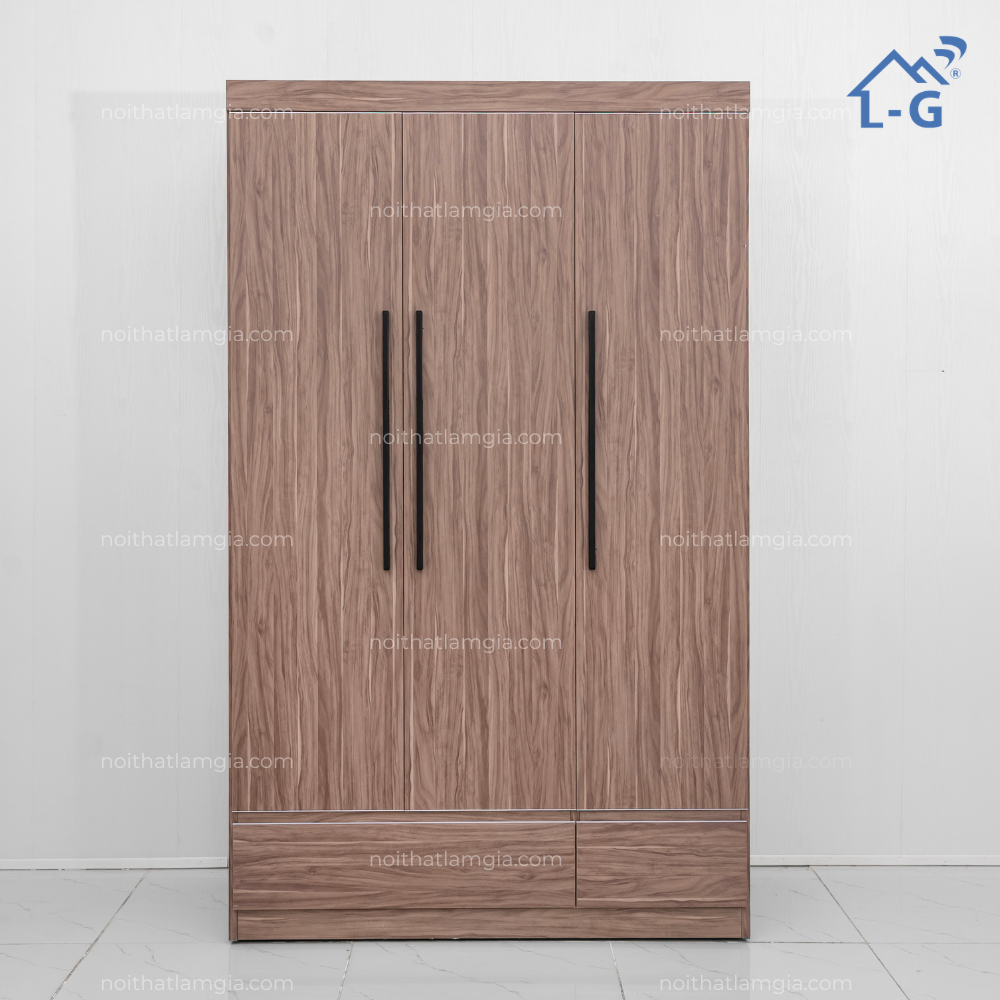 Tủ Quần Áo Nhựa Ecoplast 3 Cánh (TQANE3C)