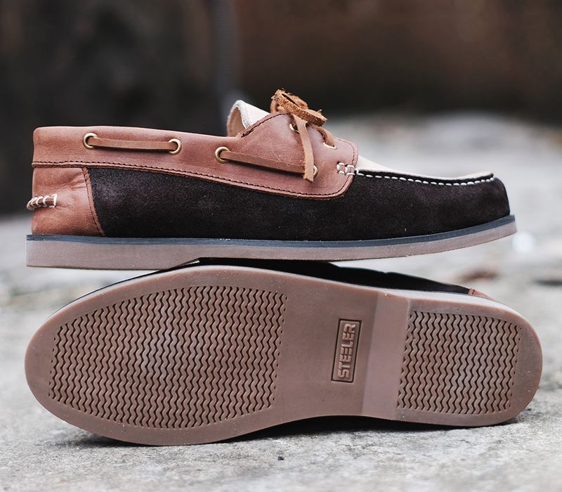 BoatShoes SUEDE Camel Brown 404-SG