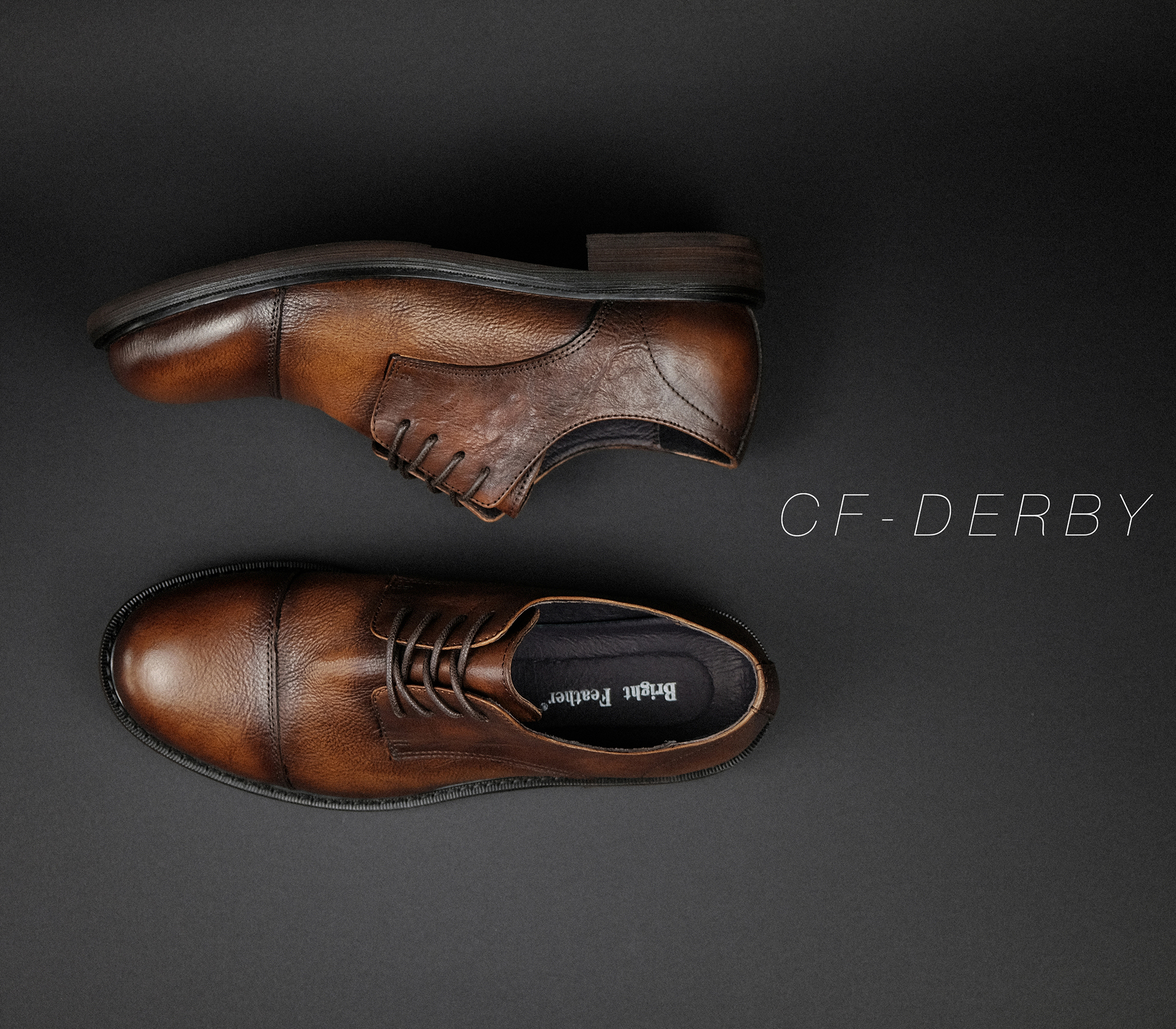 DERBY CAPTOE CALF PATINA 110-CN