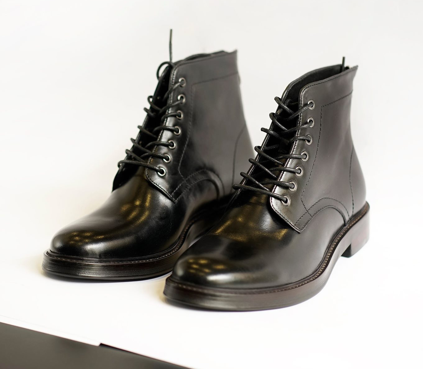 Postman Black Boots 207-CN