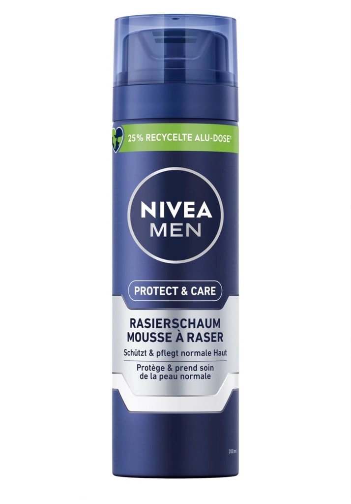 BỌT CẠO RÂU Nivea Men Rasierschaum Protect & Care