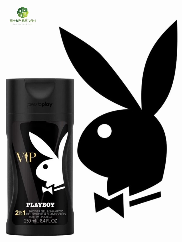 TẮM GỘI NAM PLAYBOY VIP 2IN1 - ĐỨC