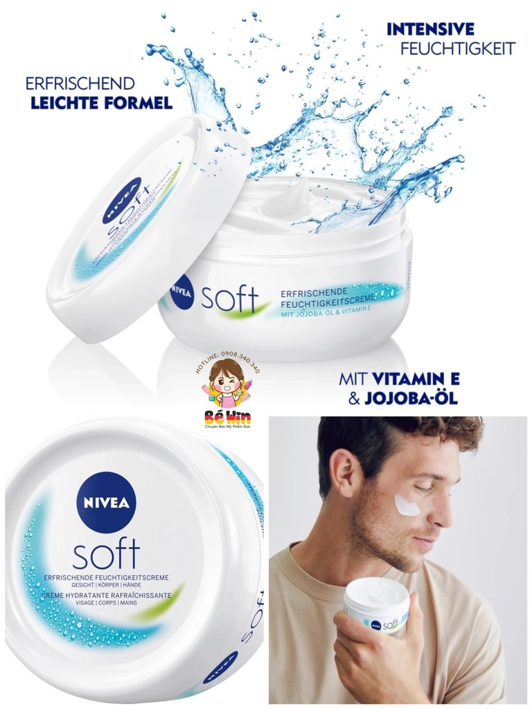 Dưỡng thể Nivea Soft - 200ml