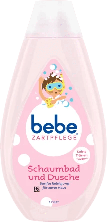 Sữa tắm & gội cho bé Bebe Zartpflege 2in1 500ml_Đức