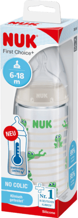 Bình sữa NUK First Choise+ Frösche size M 260ml _Đức