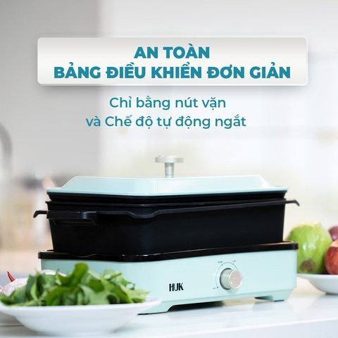 Nồi Lẩu Nướng Đa Năng 3 Trong 1 HUK Gmany BL34