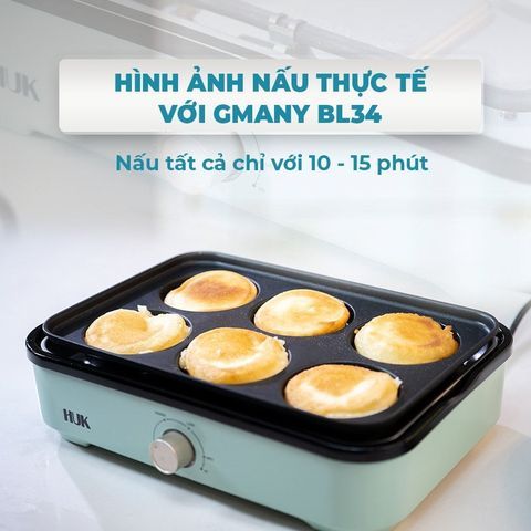 Nồi Lẩu Nướng Đa Năng 3 Trong 1 HUK Gmany BL34