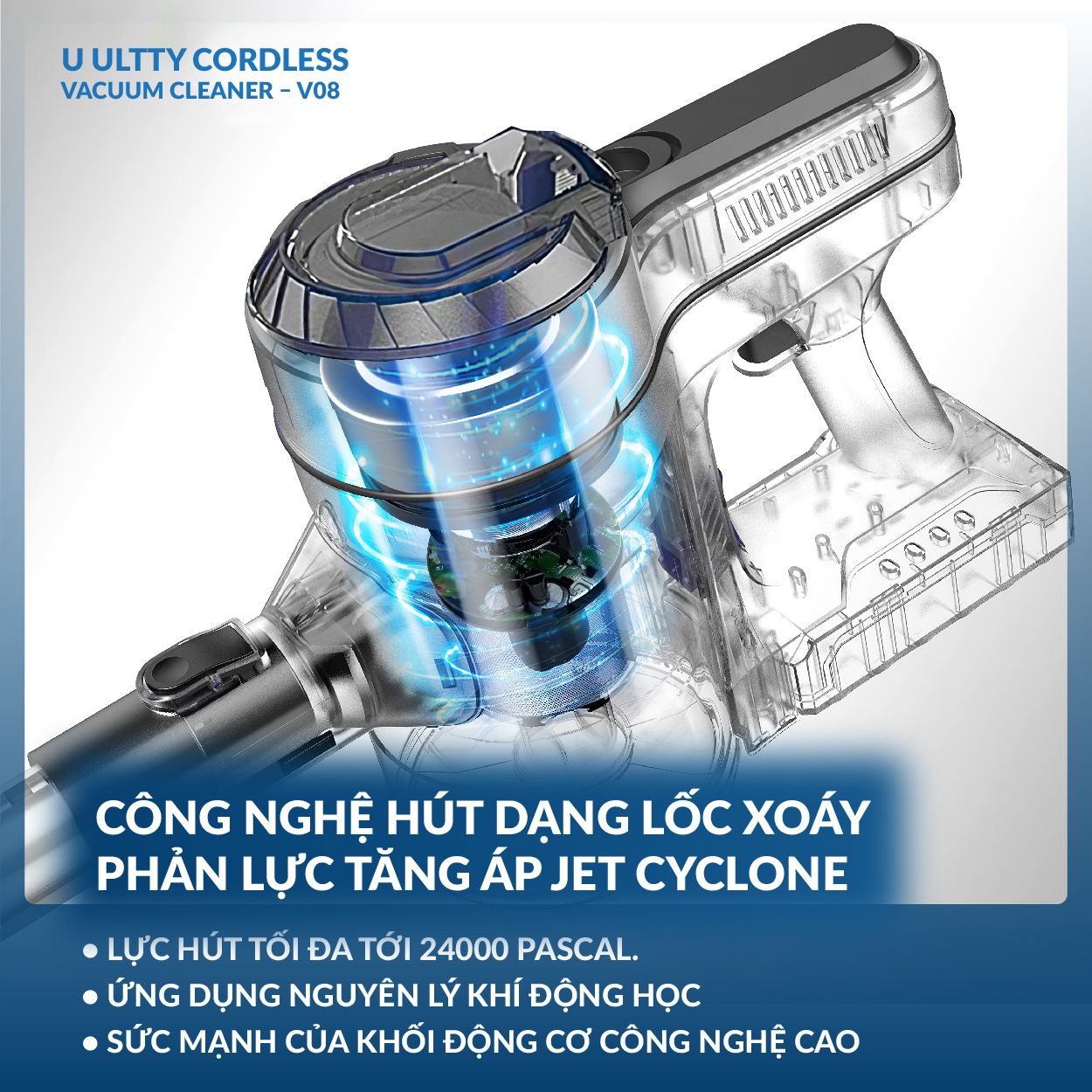 Máy Hút Bụi Và Lau Nhà Ultty V08