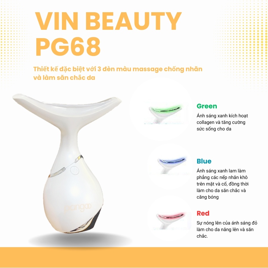 Máy Massage Nâng Cơ Mặt Và Cổ VIN Beauty PG68