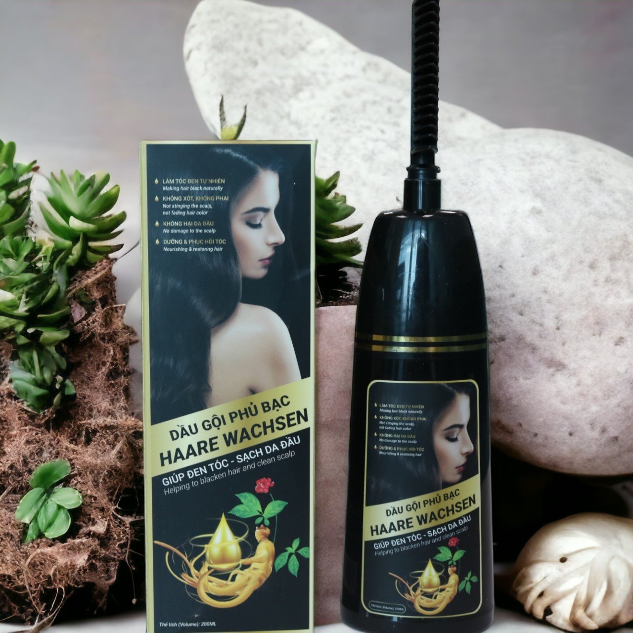 Dầu Gội Phủ Bạc Haare Wachsen