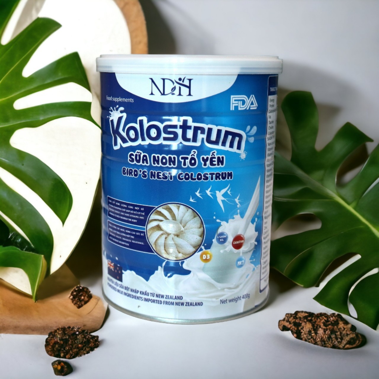 Sữa Non Tổ Yến Colostrum Bird's Nest 900gr- Nguyên Liệu Nhập Khẩu Mỹ