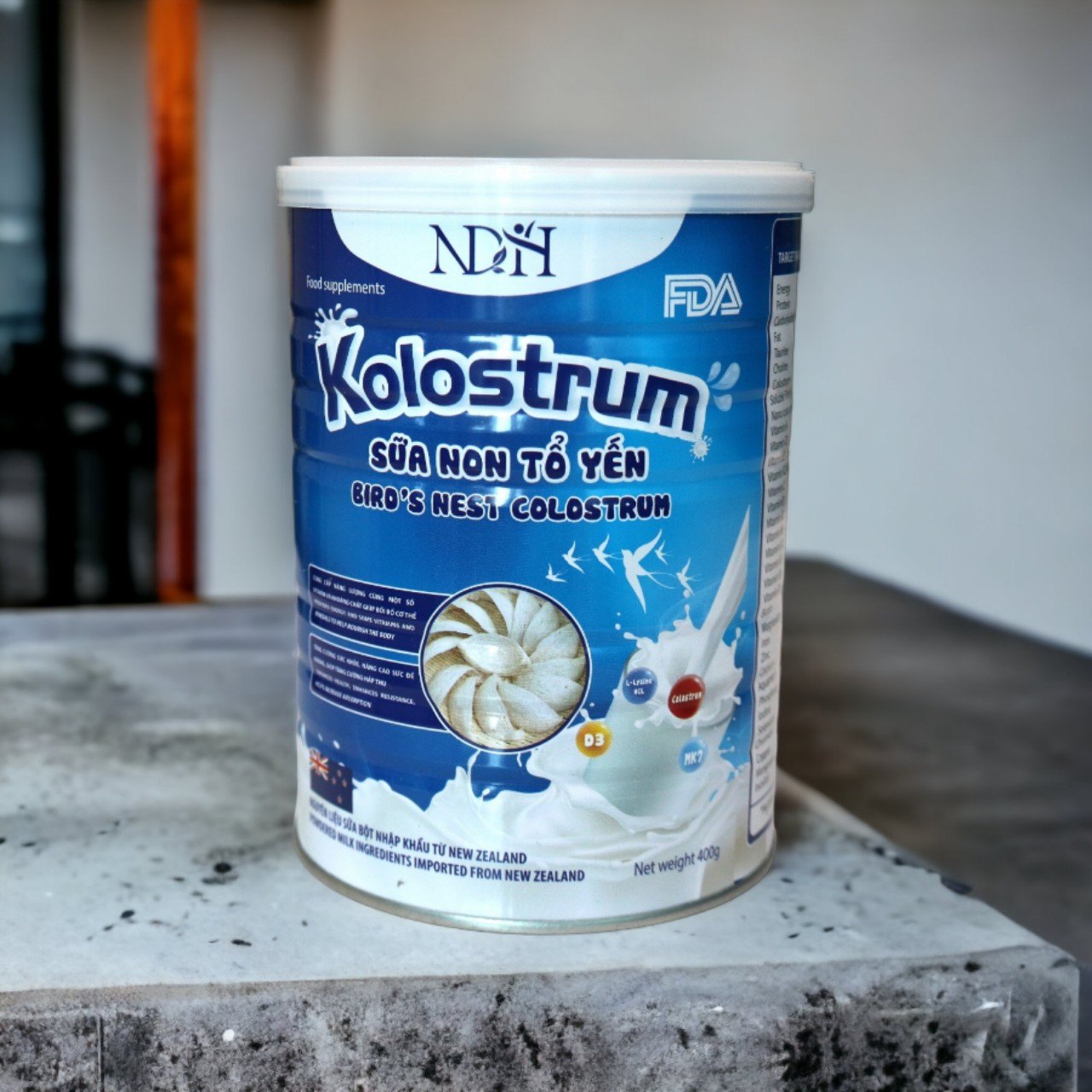 Sữa Non Tổ Yến Colostrum Bird's Nest 900gr- Nguyên Liệu Nhập Khẩu Mỹ