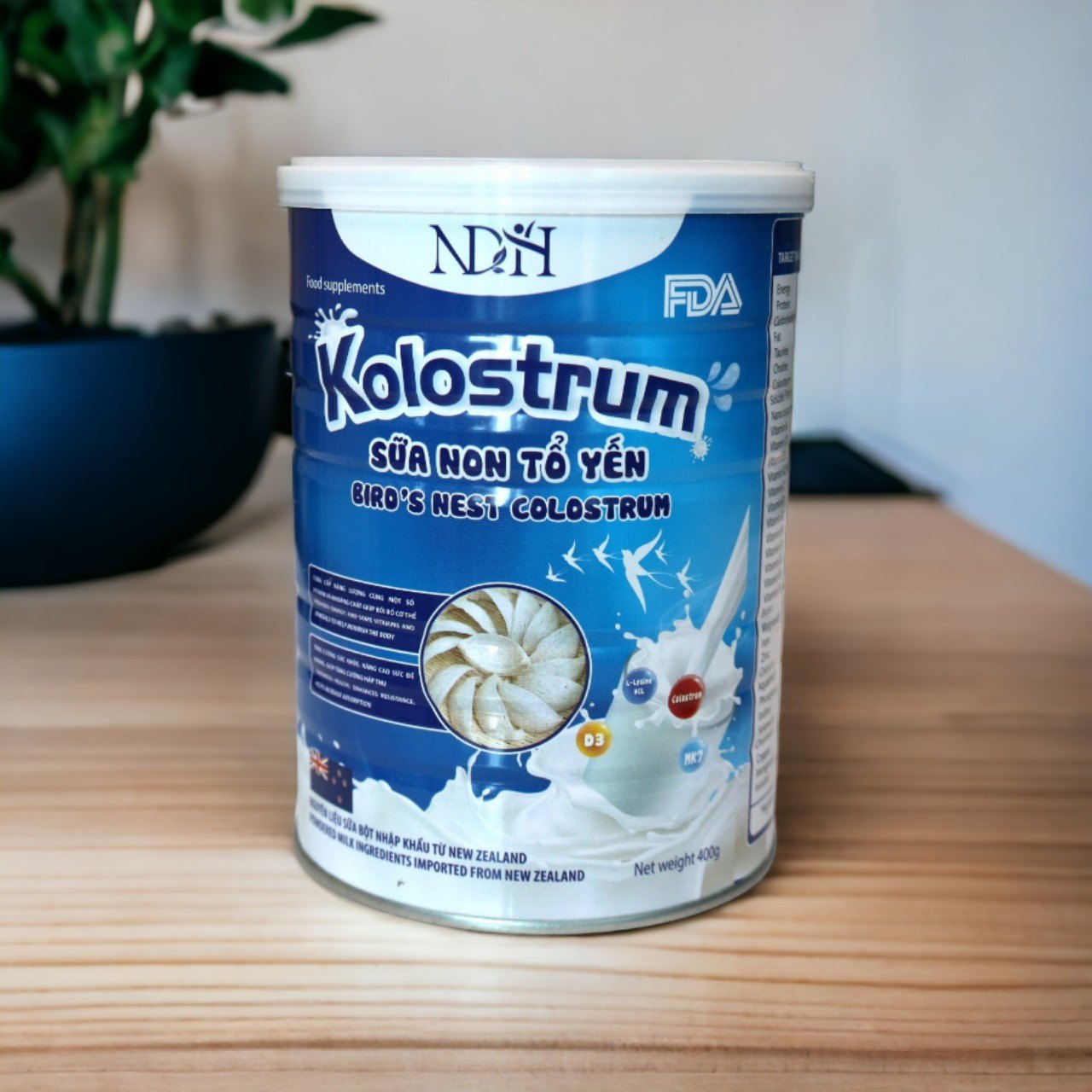 Sữa Non Tổ Yến Colostrum Bird's Nest 900gr- Nguyên Liệu Nhập Khẩu Mỹ