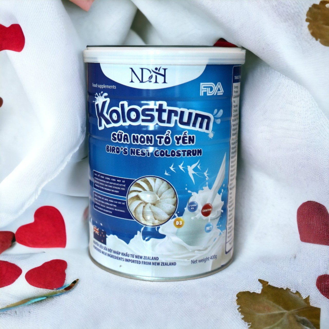 Sữa Non Tổ Yến Colostrum Bird's Nest 900gr- Nguyên Liệu Nhập Khẩu Mỹ