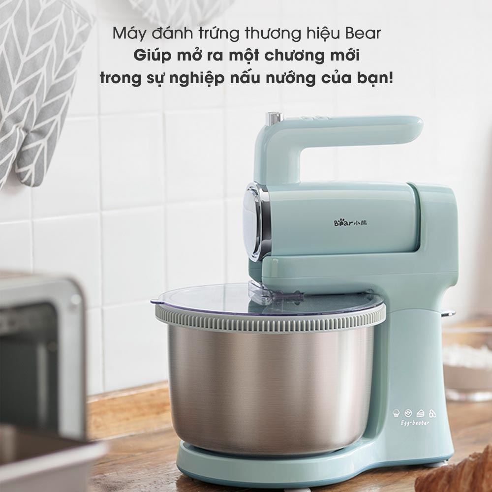 Máy đánh trứng kèm nhào bột Bear DDQ-B03V1