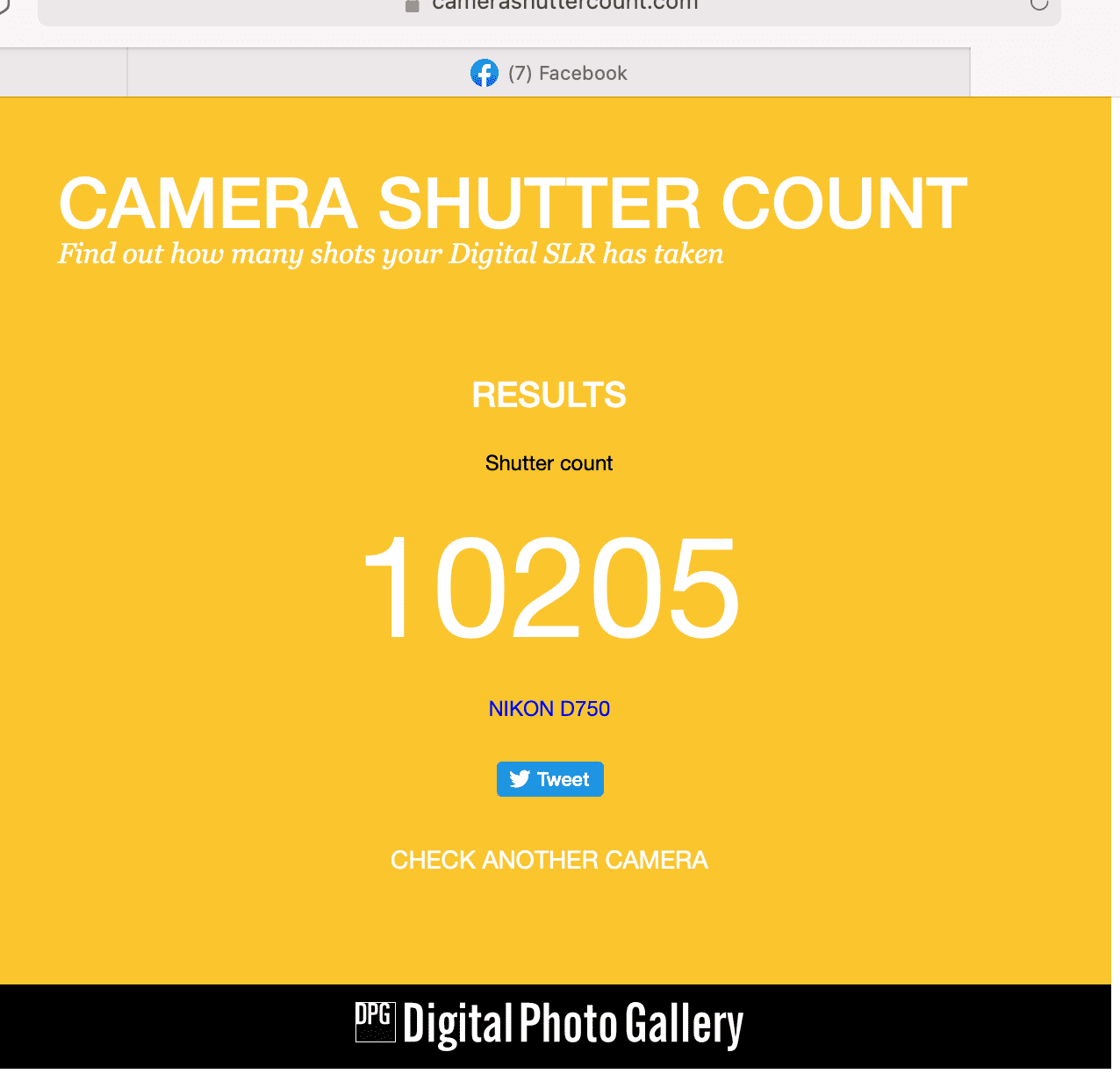 Check shot nikon ở đâu?