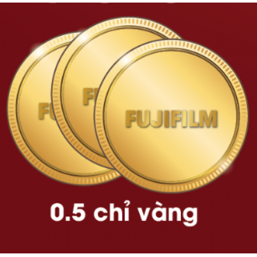 Logo Fujifilm 0.5 chỉ vàng