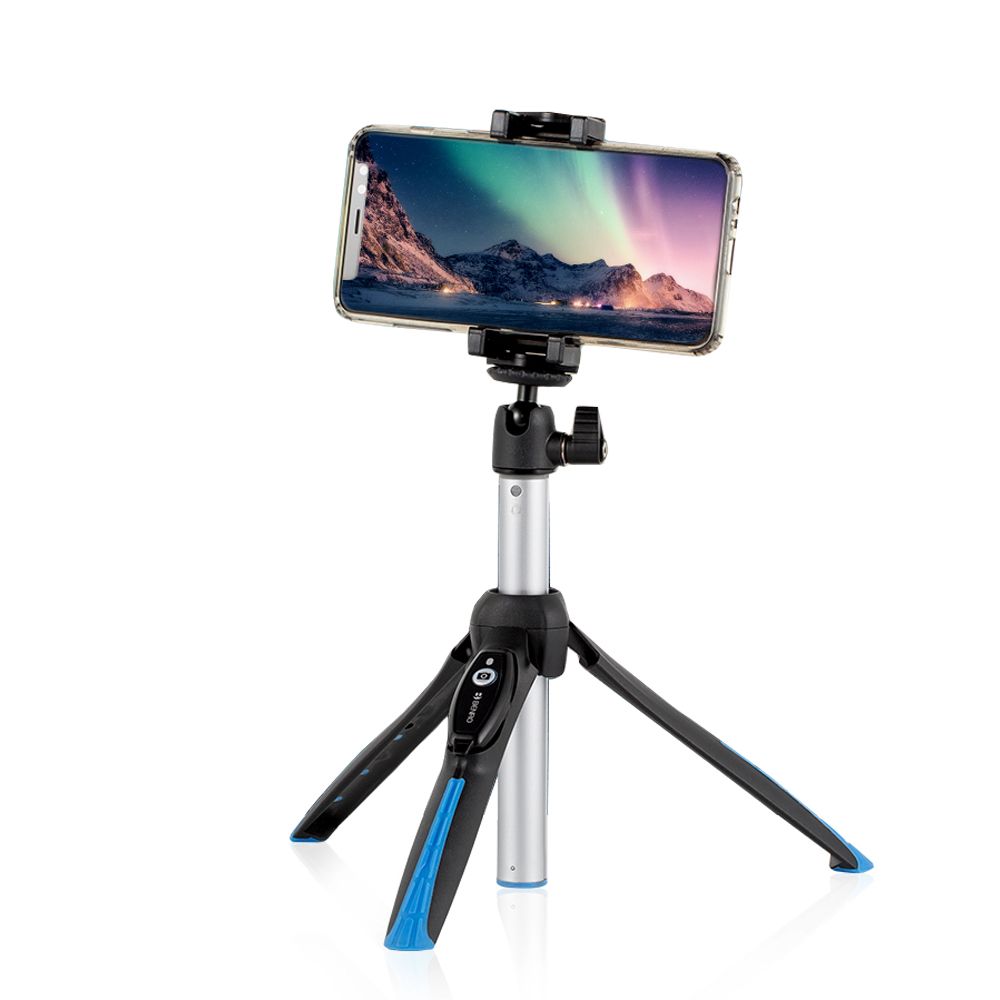 Chân máy điện thoại Benro Mini Tripod - BK15 (xanh)