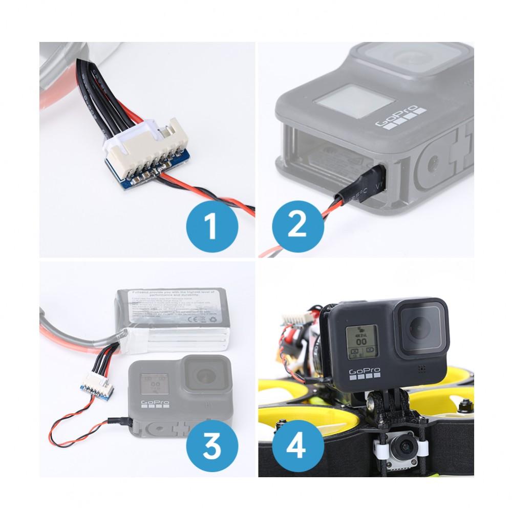 Type C to Balance head Charging Cable for Gopro 6/7/8/9