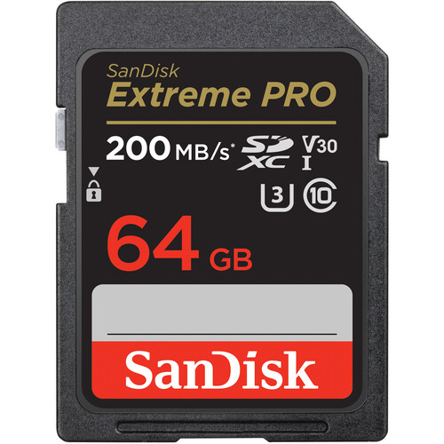 Thẻ nhớ SanDisk SDXC 64GB Extreme PRO UHS-I  200MB/s | Chính hãng