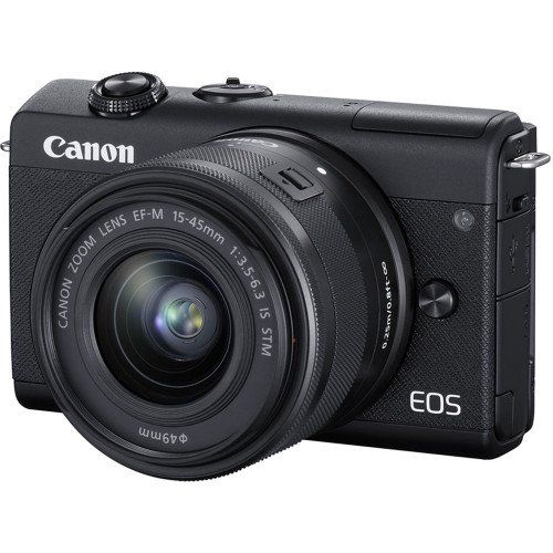 Máy Ảnh Canon EOS M200 Kit EF-M 15-45mm  IS STM ( Black ) | Chính Hãng