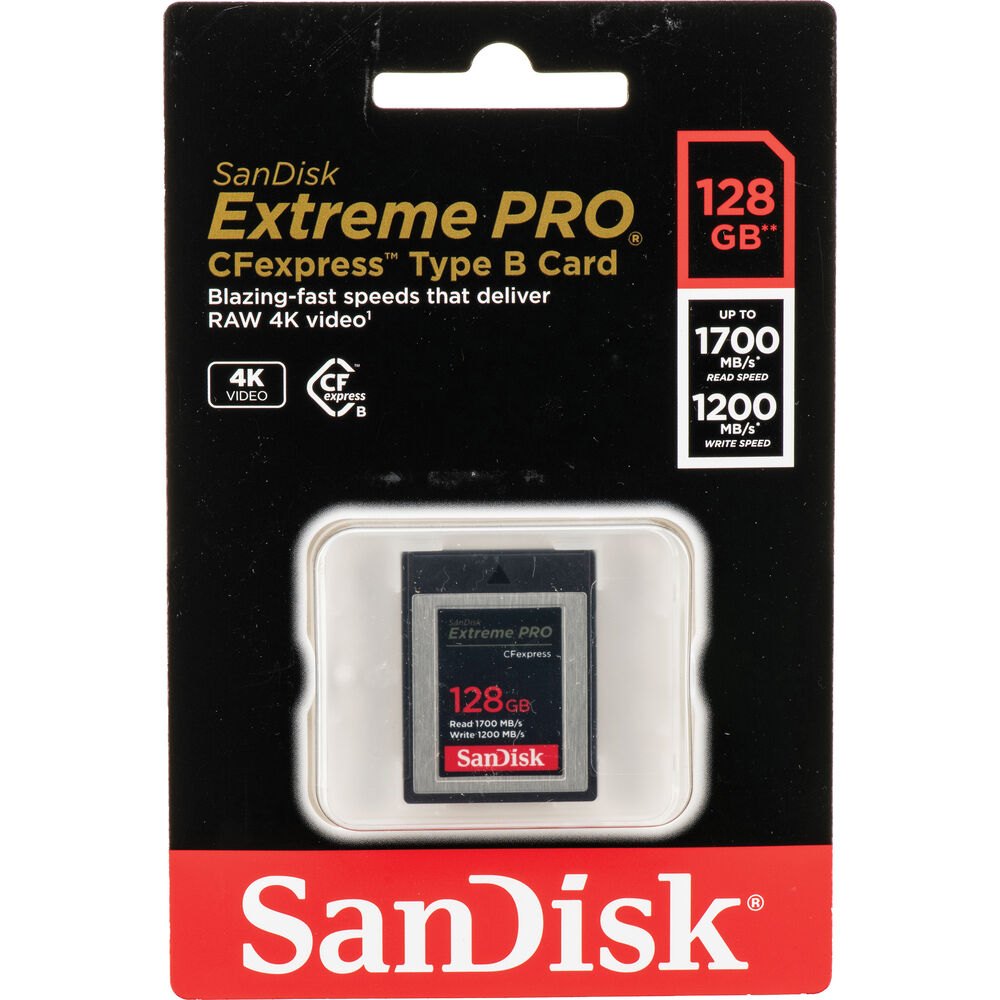 Thẻ nhớ Sandisk CFexpress 128GB 1700mb/s