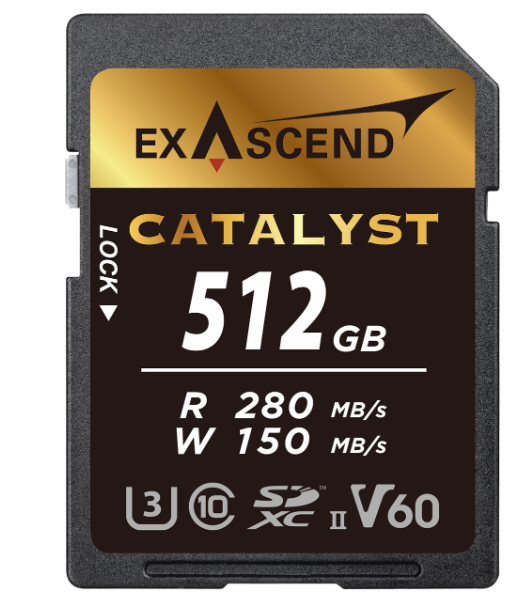 THẺ NHỚ SD V60 - CATALYST - HIỆU EXASCEND - 512GB