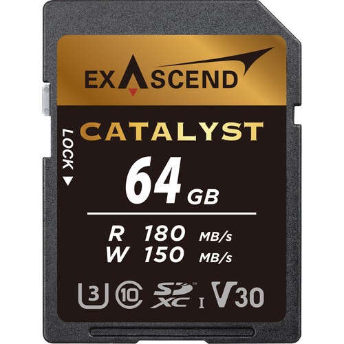 THẺ NHỚ SD V30 - CATALYST - HIỆU EXASCEND - 64GB