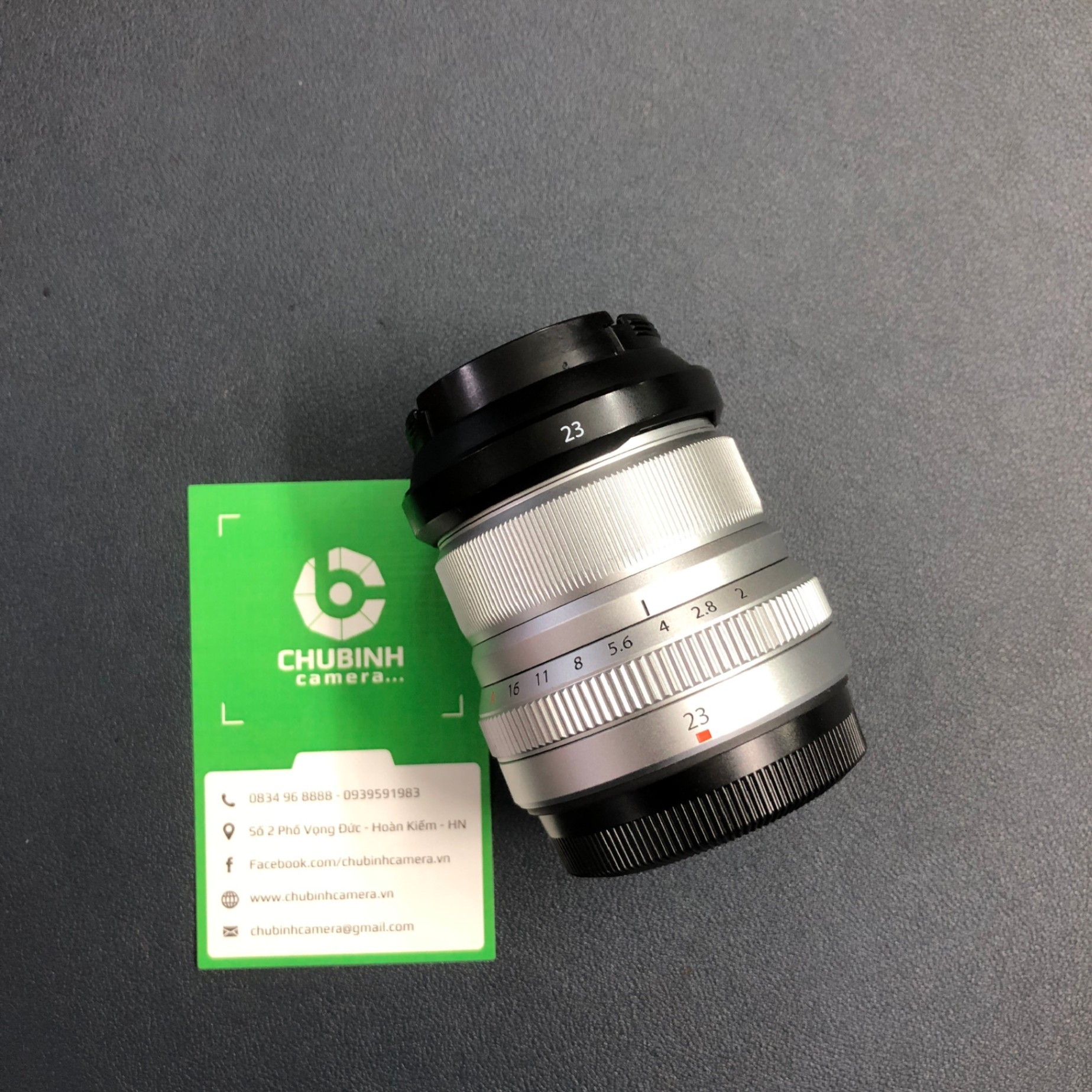 Ống kính Fujifilm XF 23mm f/2 R WR ( Silver ) - CŨ