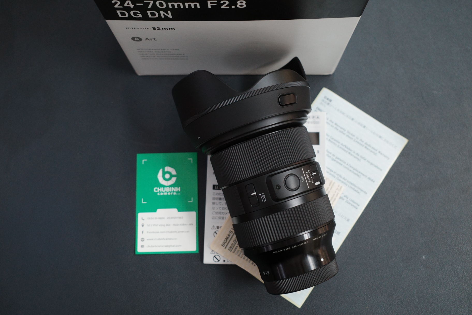 Ống kính Sigma 24-70mm F2.8 DG DN for Sony - CŨ