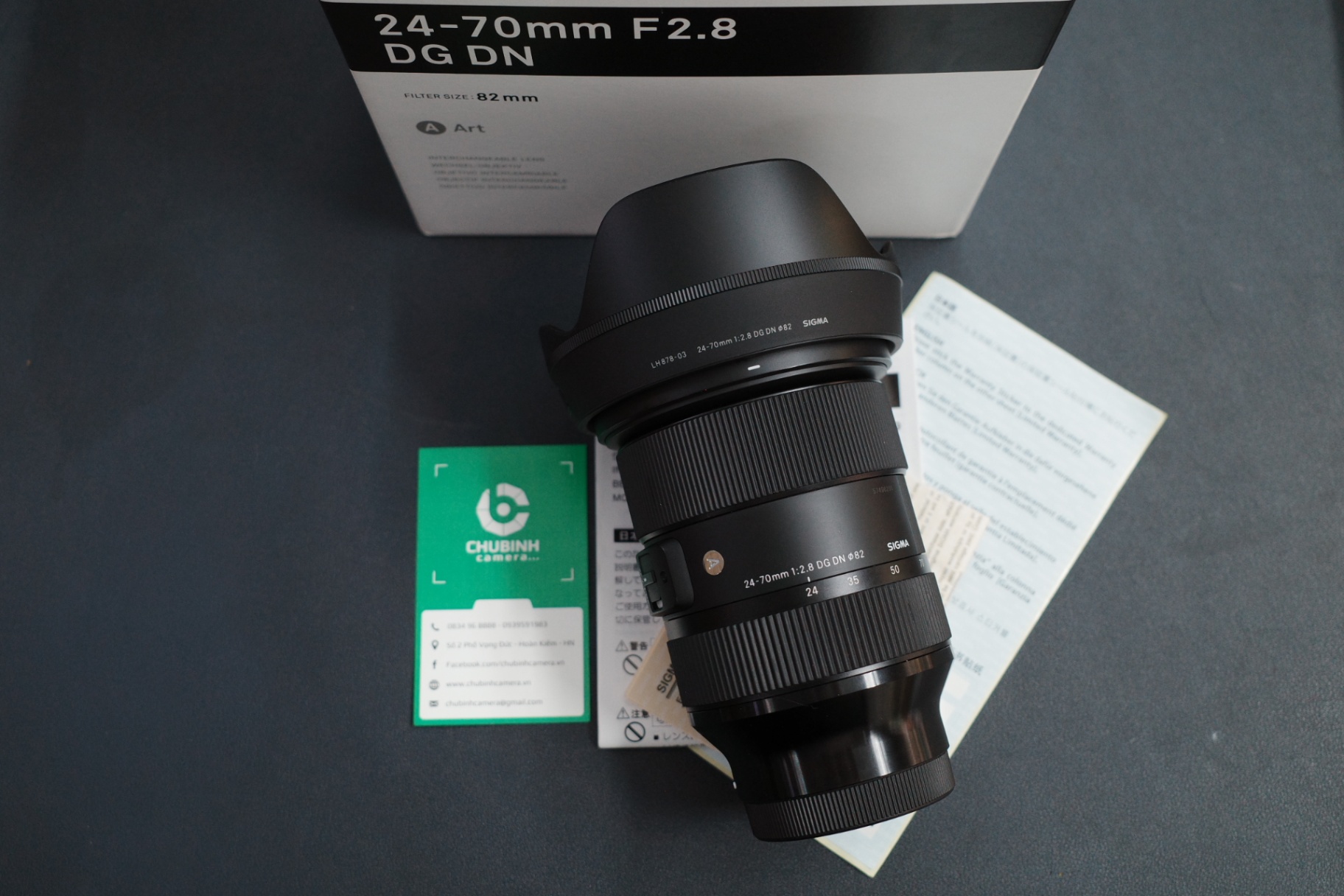 Ống kính Sigma 24-70mm F2.8 DG DN for Sony - CŨ