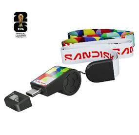 Thiết bị lưu trữ SANDISK USB-C Flash Drive : FWC 2026 Global Edition USB Flashdrives 300MB/s( R )