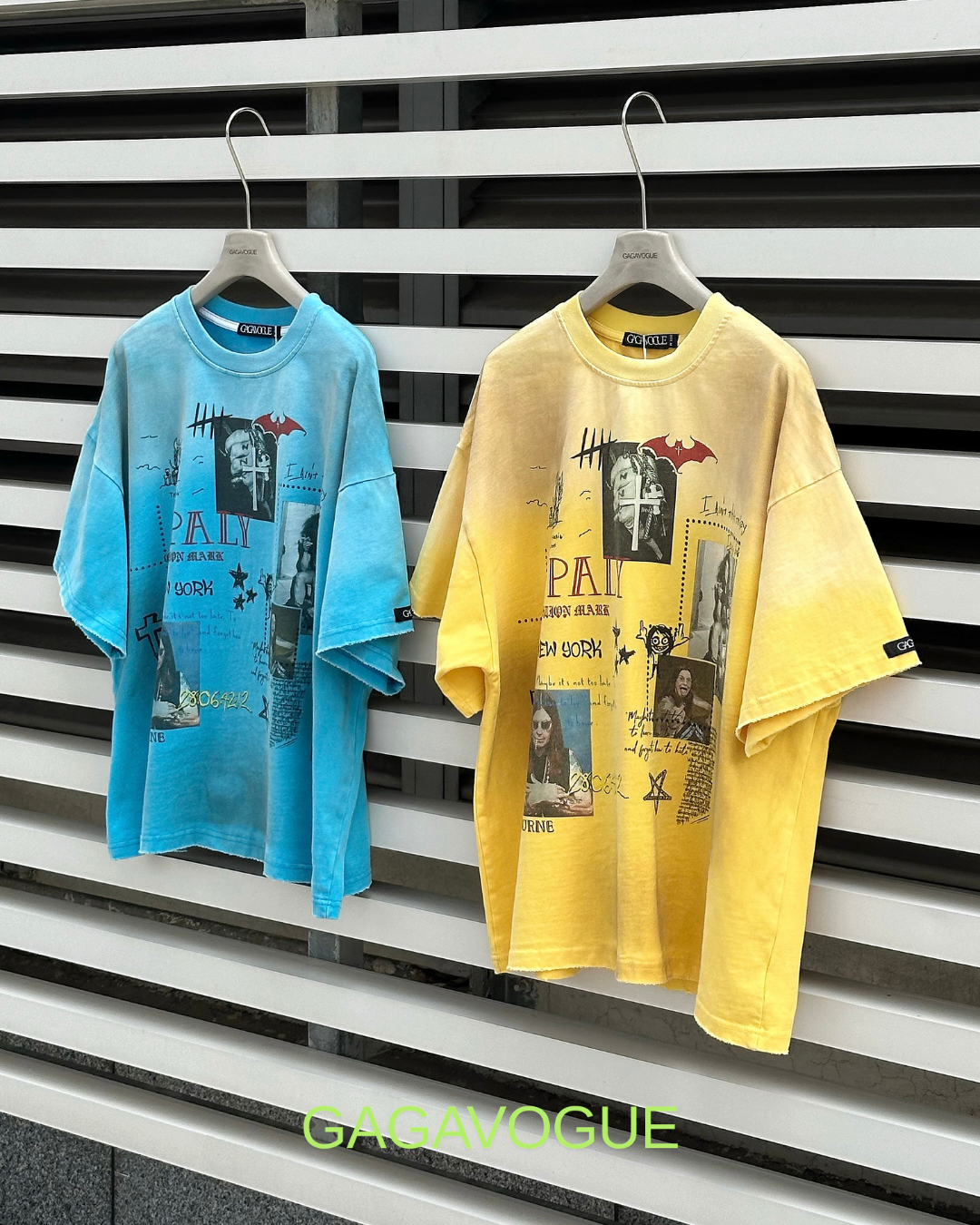 PALY MARK NEW YORK VINTAGE WASHED GRAPHIC STREETWEAR T-SHIRT
