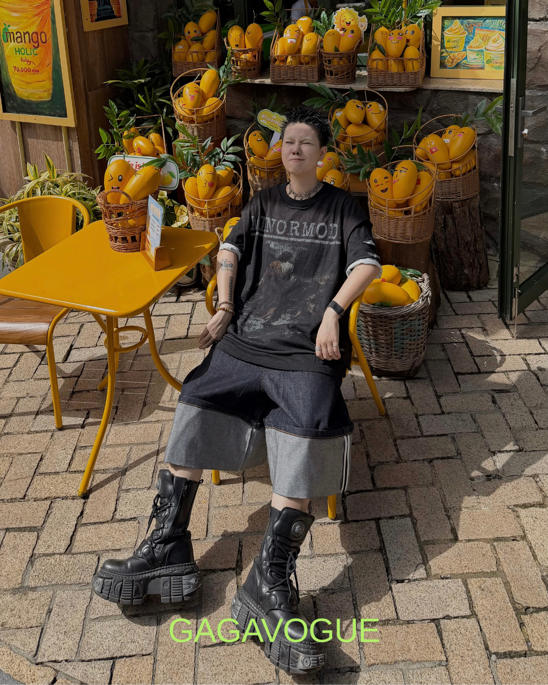 MINORMODE DARK SERIES DISTRESSED OVERSIZED T-SHIRT