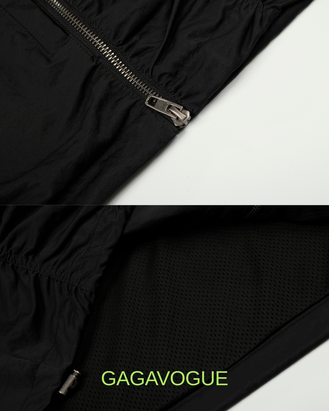 GAGAVOGUE STRIPE TRACK ZIP JACKET