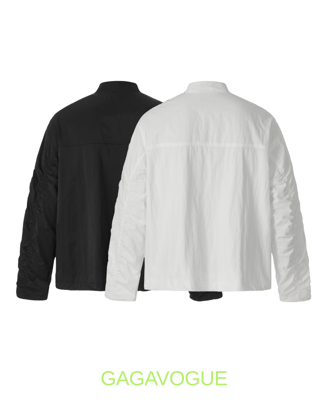 GAGAVOGUE STRIPE TRACK ZIP JACKET