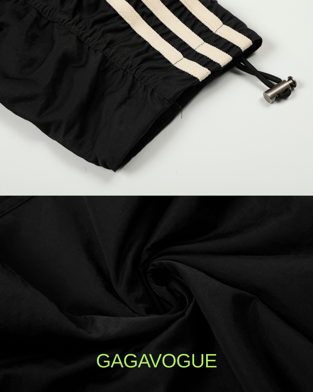 GAGAVOGUE STRIPE TRACK ZIP JACKET